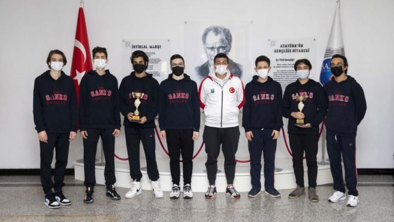 SANKO Okulları il üçüncüsü ve dördüncüsü oldu