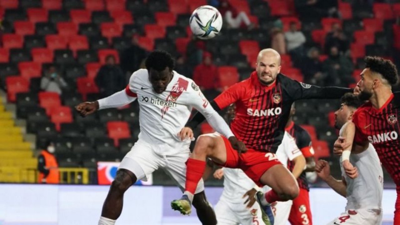Gaziantep FK, Hatay karşısında tekledi 2-2