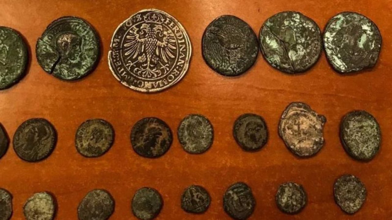 Gaziantep'te 22 tarihi sikke ele geçirildi