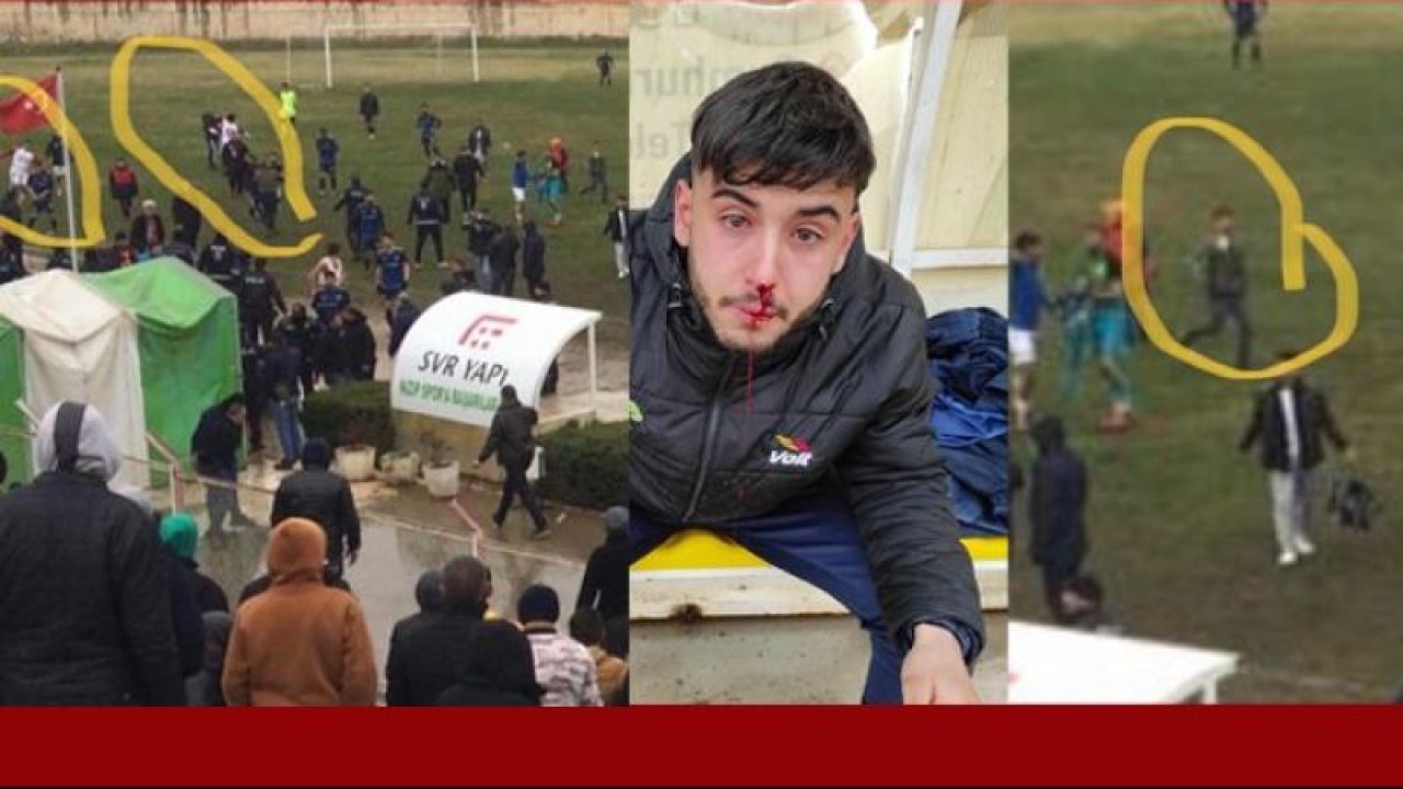 Yine kan aktı... Amatör maçlardaki olaylara kim dur diyecek? Video Haber...