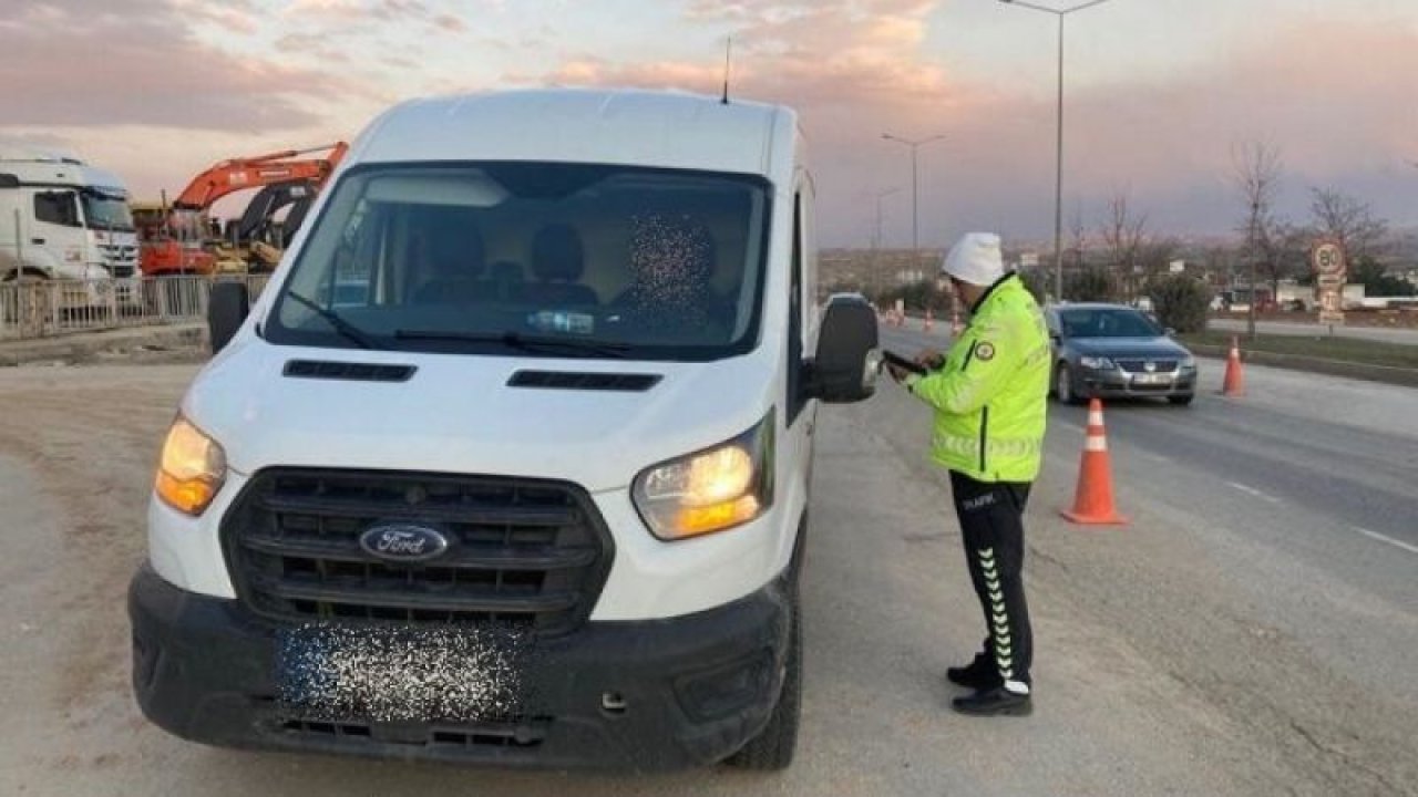 Gaziantep’te 6 günde 4 bin 549 araç ve sürücüsüne ceza kesildi