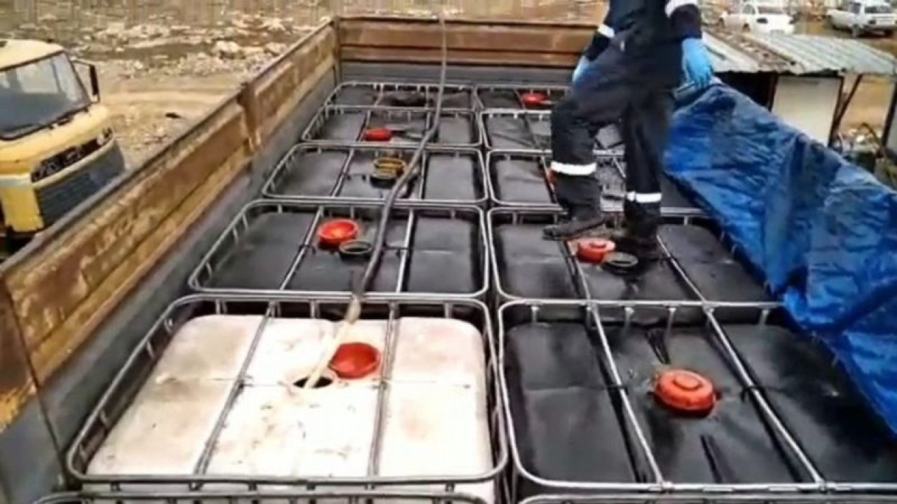Gaziantep'te binlerce litre kaçak akaryakıt ele geçirildi! Gaziantep’te kaçak akaryakıt operasyonu