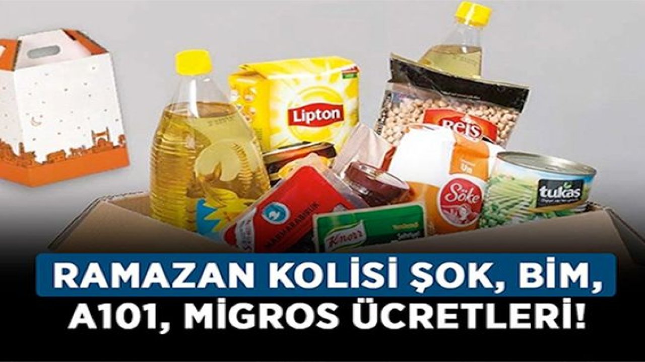Ramazan Geliyor! Ramazan kolisi fiyatları yoğun olarak araştırılıyor. İşte ŞOK, BİM, A101, MİGROS Ramazan erzak kolisi fiyatları