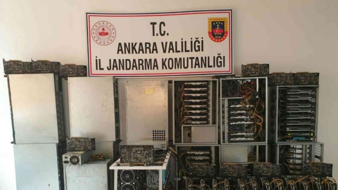 Yasa dışı kripto para üretimi yapan yerlere baskın