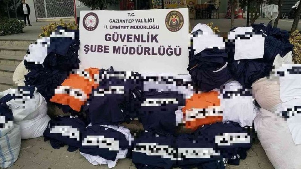 Gaziantep’te 1 milyon TL değerinde taklit ürün ele geçirildi