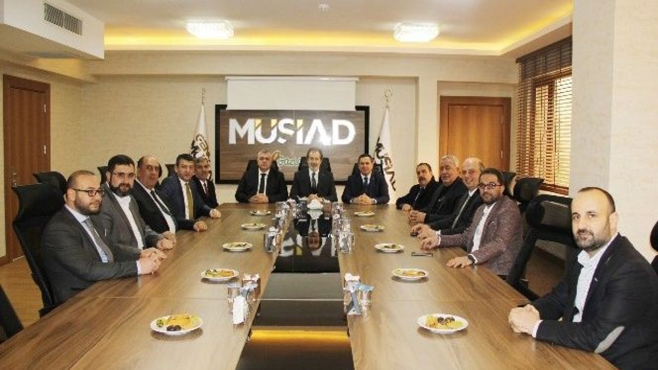 GTB'den MÜSİAD Başkanı Çelenk'e ziyaret