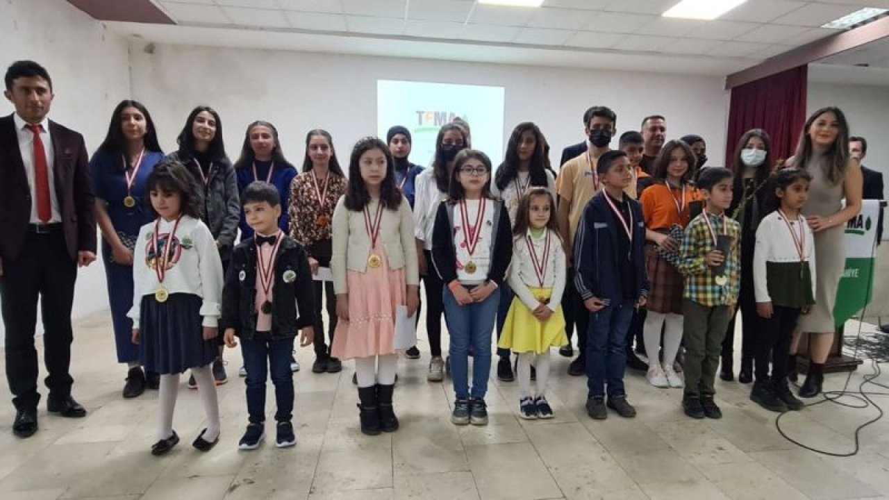 TEMA Vakfı yarışmasıda dereceye girenler ödüllendirildi