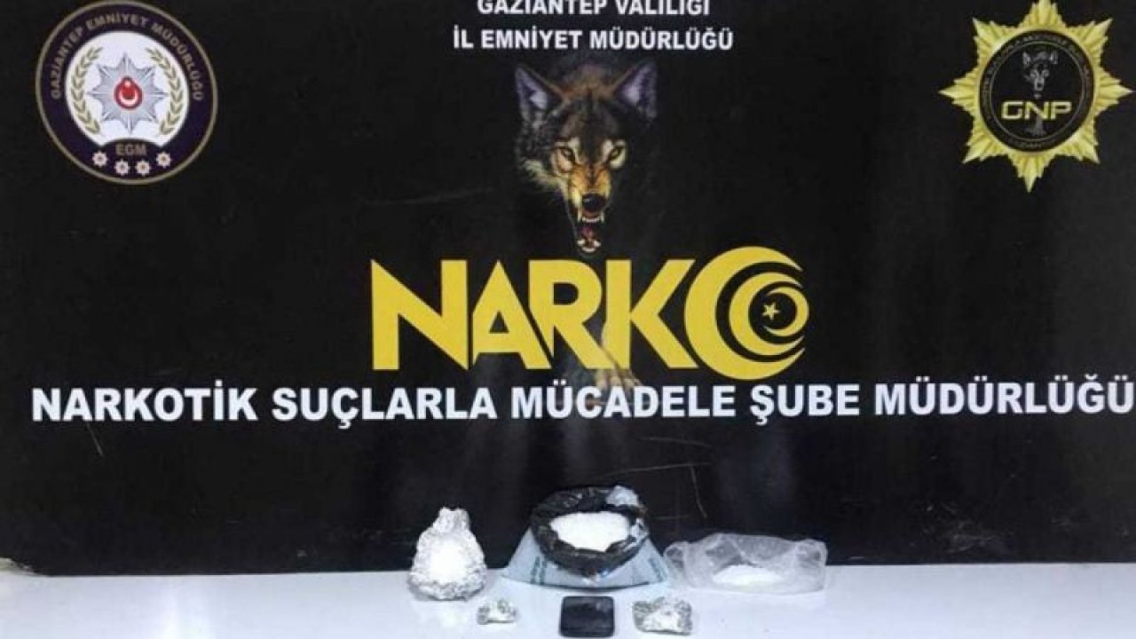 Gaziantep'te bir evde 1 kilo 450 gram metamfetamin ele geçirildi