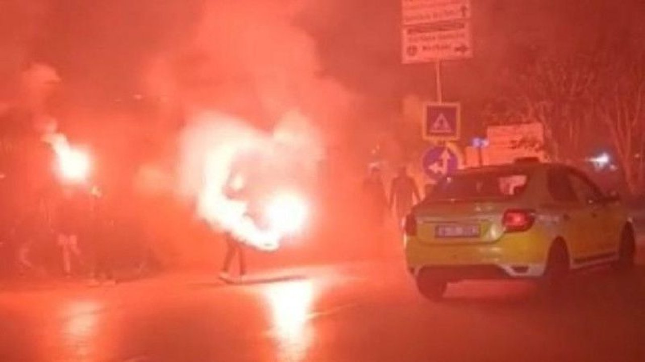 Video Haber...Fenerbahçe ve Galatasaray taraftarı birbirine girdi