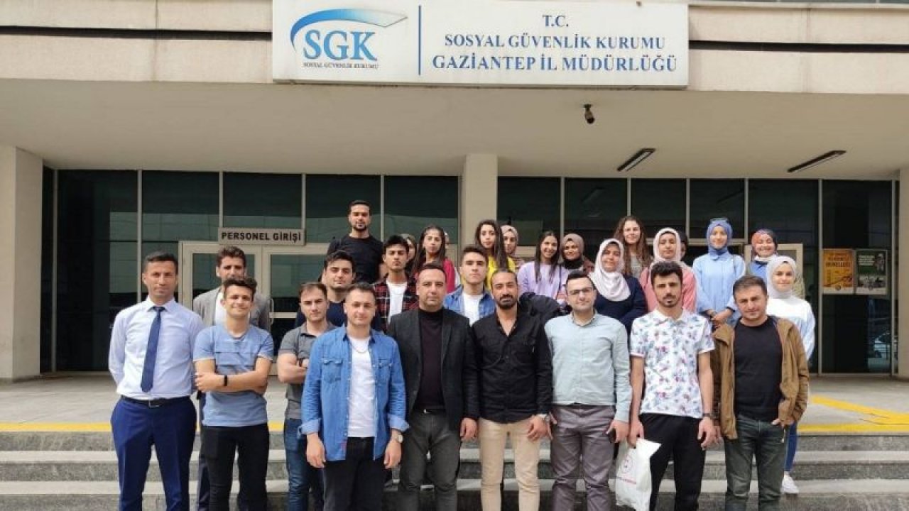 Üniversite öğrencilerinden SGK’ya teknik gezi