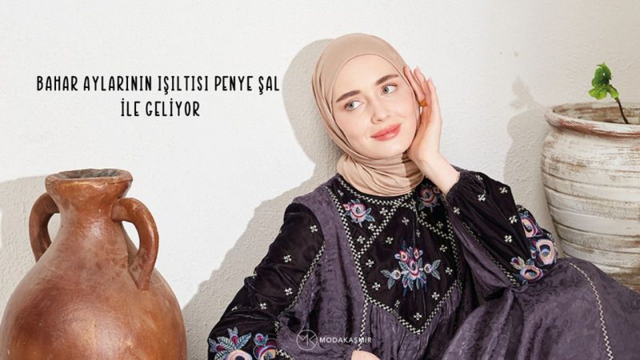 Bahar Aylarının Işıltısı Penye Şal İle Geliyor