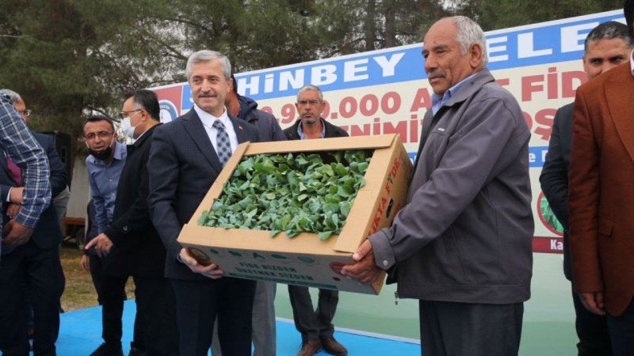 Şahinbey'den çiftçilere 9 milyon 950 bin fide