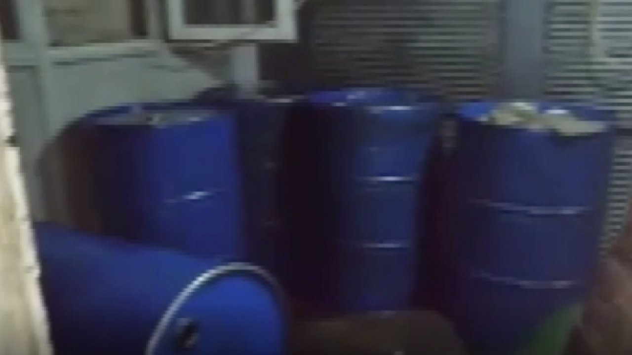 Gaziantep'te polisin yaptığı operasyonda 6 bin litre kaçak akaryakıt ele geçirildi