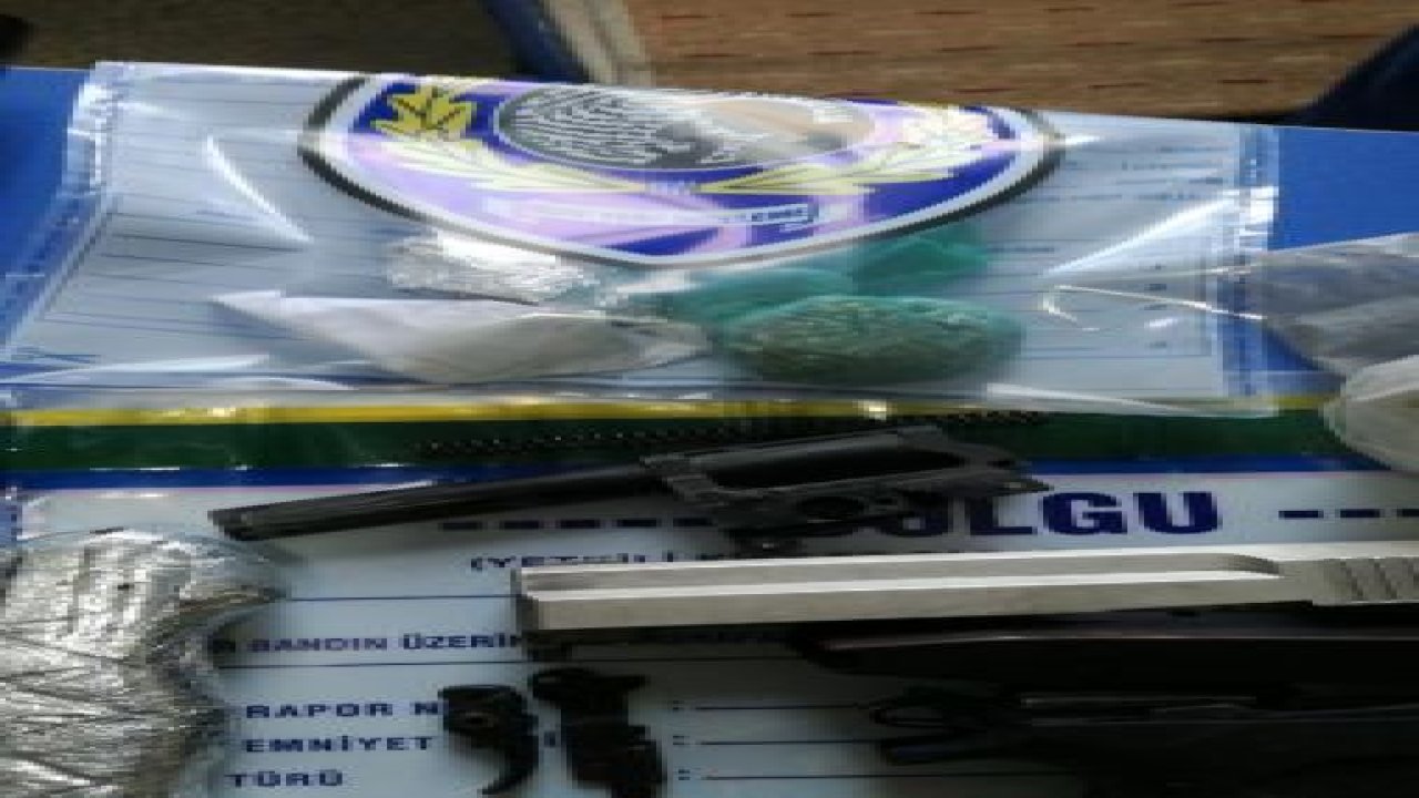 Bekçilerden kaçan 3 şüpheli, silah ve uyuşturucu ile yakalandı