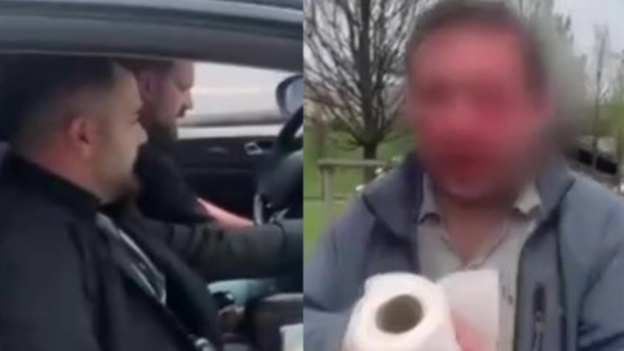 Trafik Magandaları Bu Sefer Beylikdüzü'nde Eşi ve Çocuğunun Yanında Bir Sürücüyü Darp Etti! O Anlar Kameraya Yansıdı