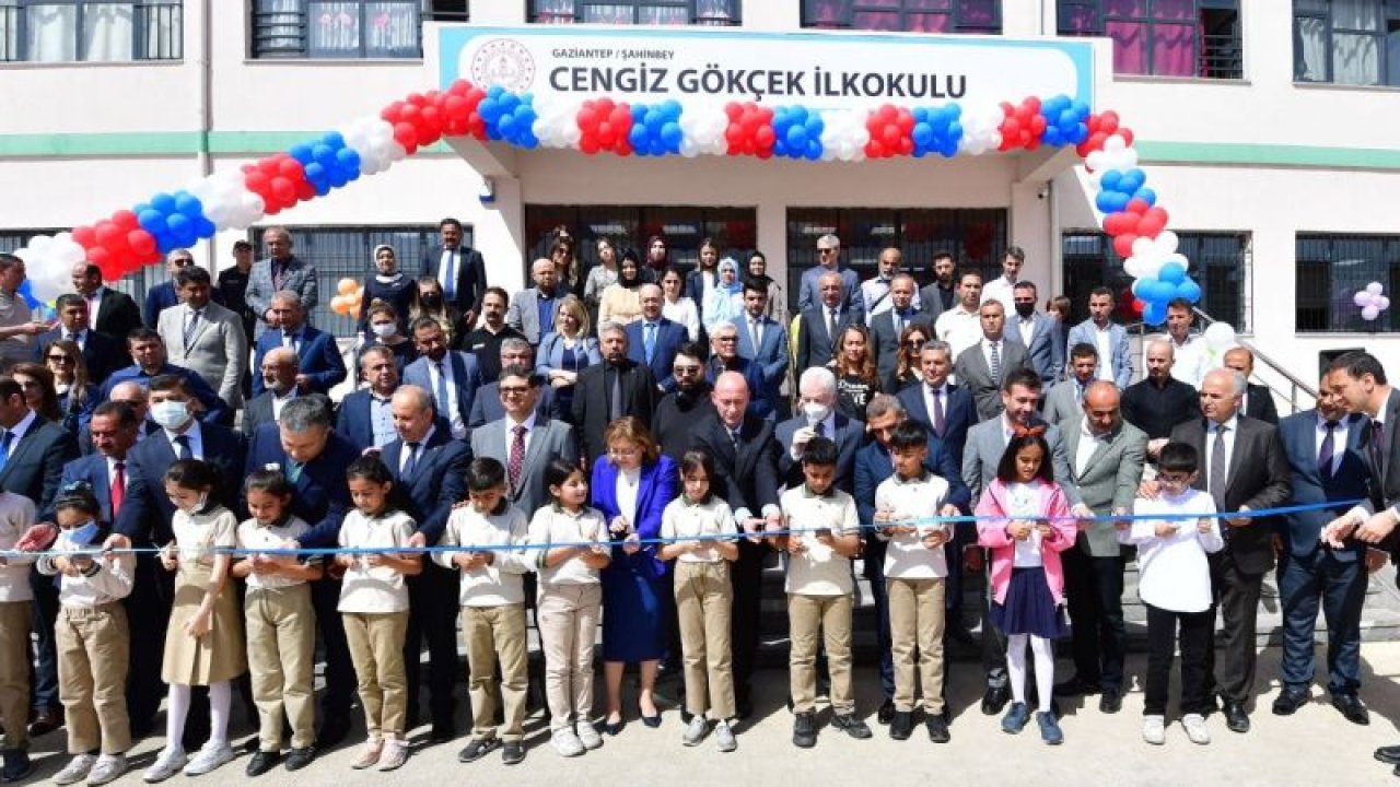 Eski Bakan Merhum Cengiz Gökçek’in adı verilen ilkokul törenle açıldı.