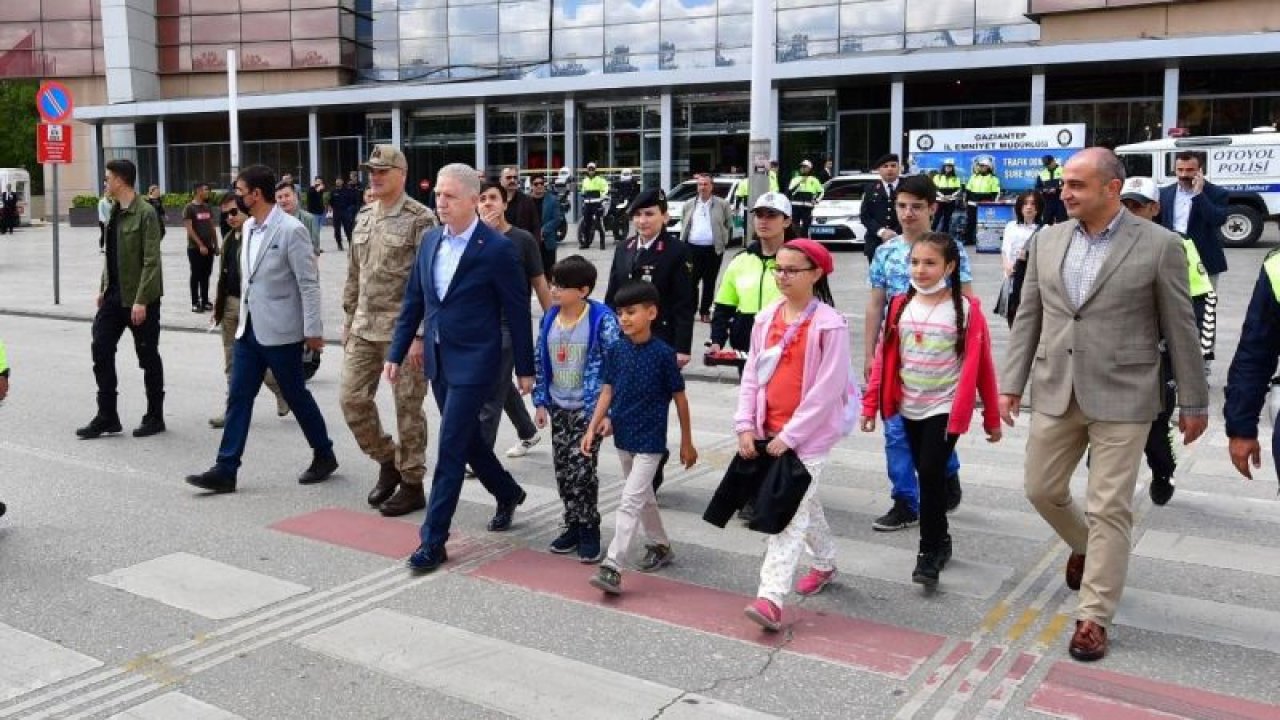 Gaziantep’te "Yayalar için 5 adımda güvenli trafik" etkinliği düzenlendi