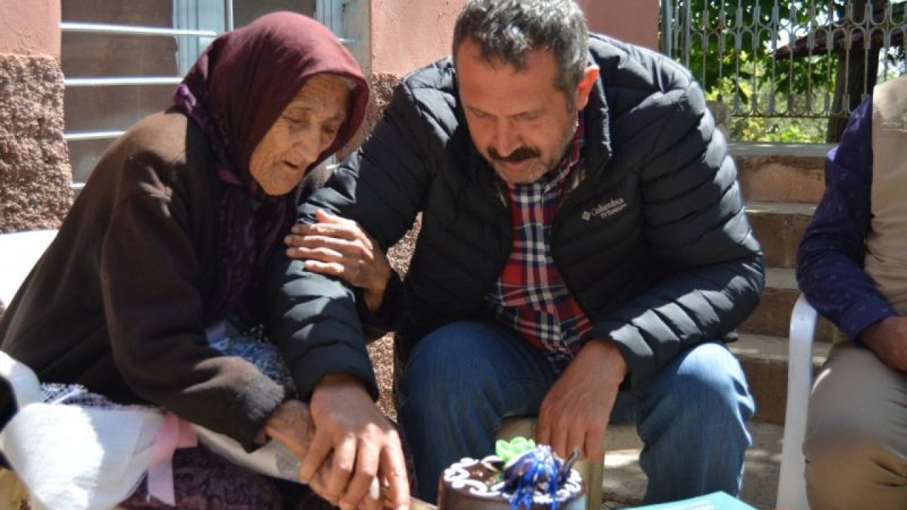Gaziantep'te 112 yaşındaki asırlık çınara "Anneler Günü" sürprizi