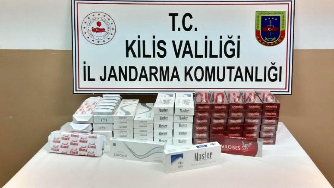 Kilis'te kaçak sigara operasyonu