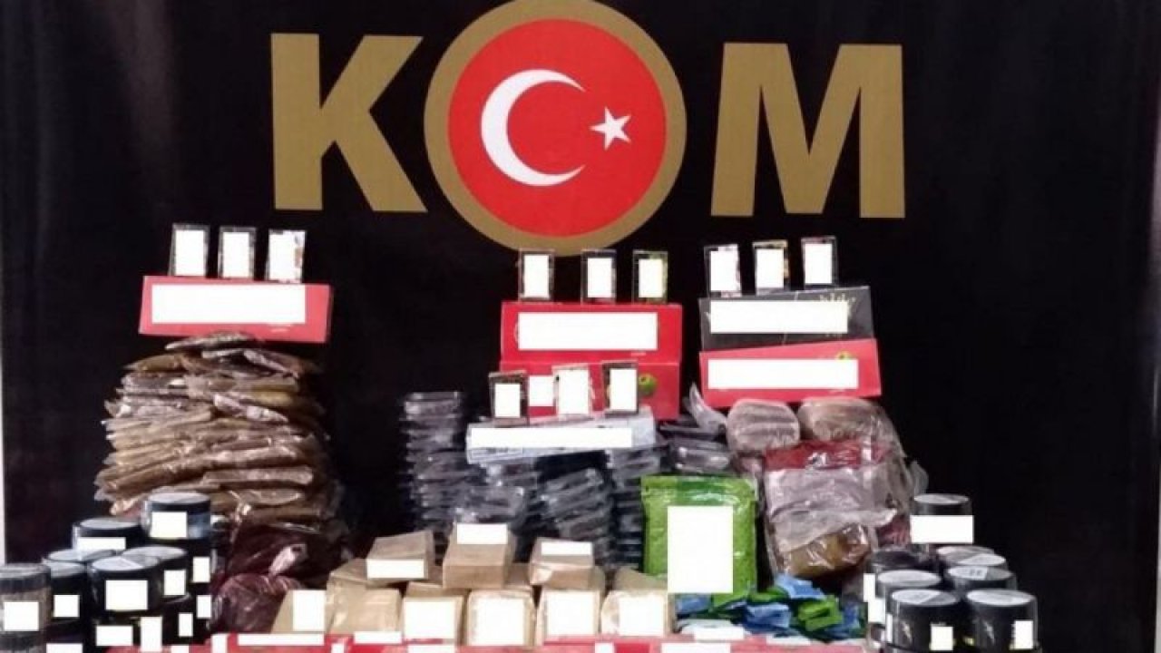 Gaziantep’te 134 kilogram kaçak nargile tütünü ele geçirildi