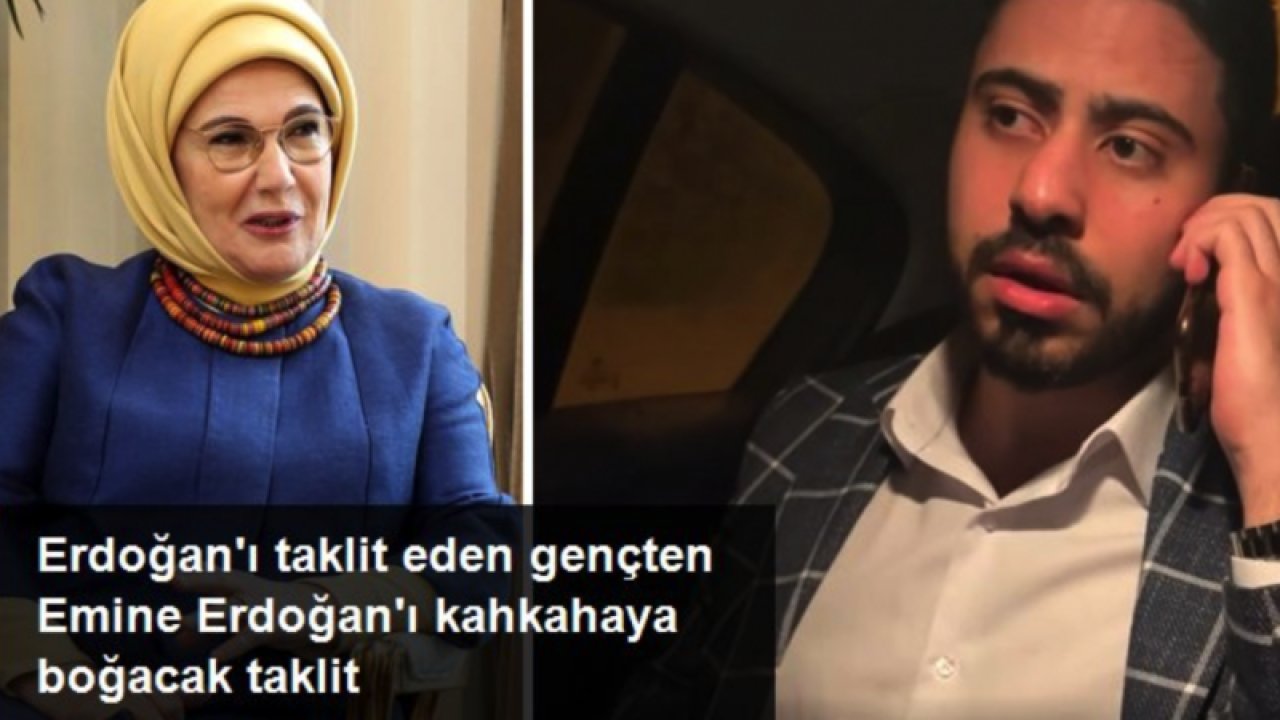 Muhammed Nur Nahya'dan Emine Erdoğan'ı kahkahaya boğacak taklit