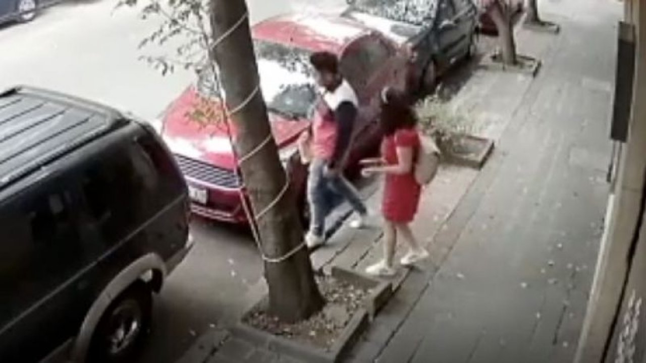 Devrilen ağacın altında kalmaktan son anda kurtuldular