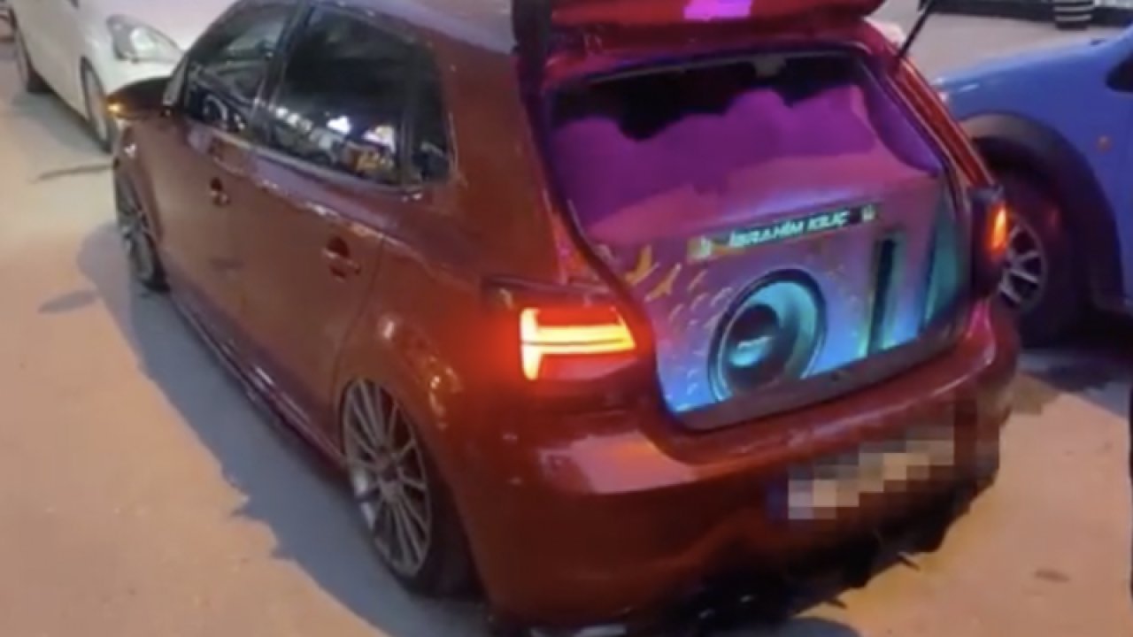 Gaziantep trafik ekiplerinden modifiye araç denetimi