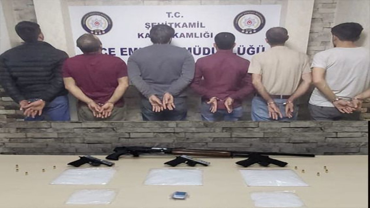 Gaziantep'te uyuşturucu tacirlerine şok operasyon