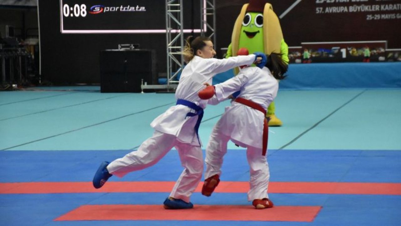 Gaziantep'te süren 57. Avrupa Büyükler Karate Şampiyonası'nda milli sporcular 6 altın, 1 gümüş madalya kazandı.