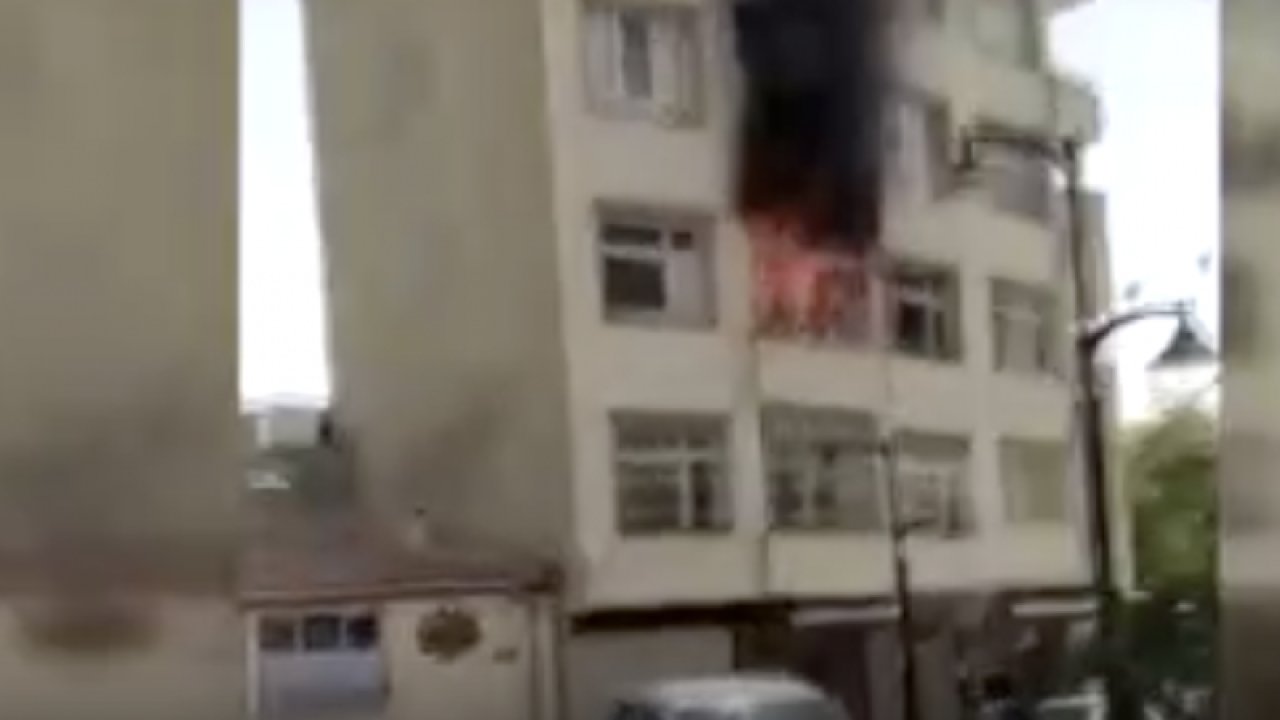 Günün en acı karesi...2 çocuk alevlerin arasında kalarak can verdi...Dehşet Görüntüler Kamerada