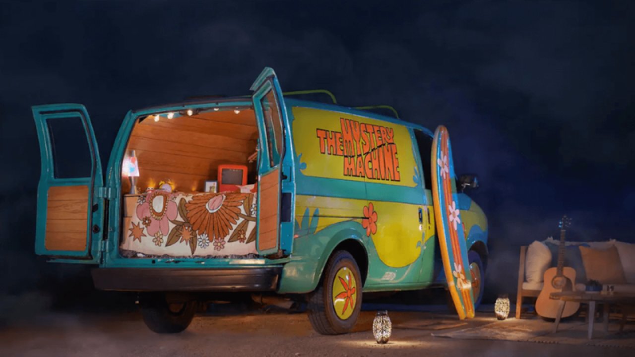 Scooby-Doo’nun meşhur karavanında bir gece geçirmek 20 dolar