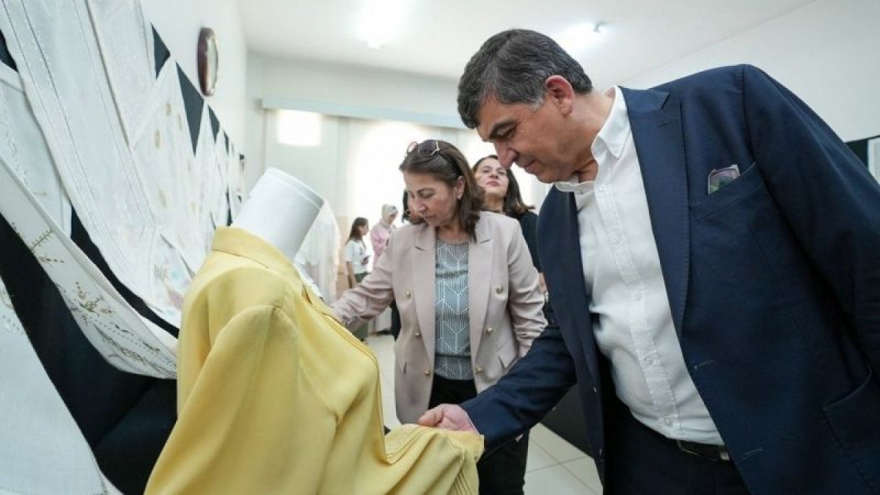 Şehitkamil’de kadınların el emekleri görücüye çıktı