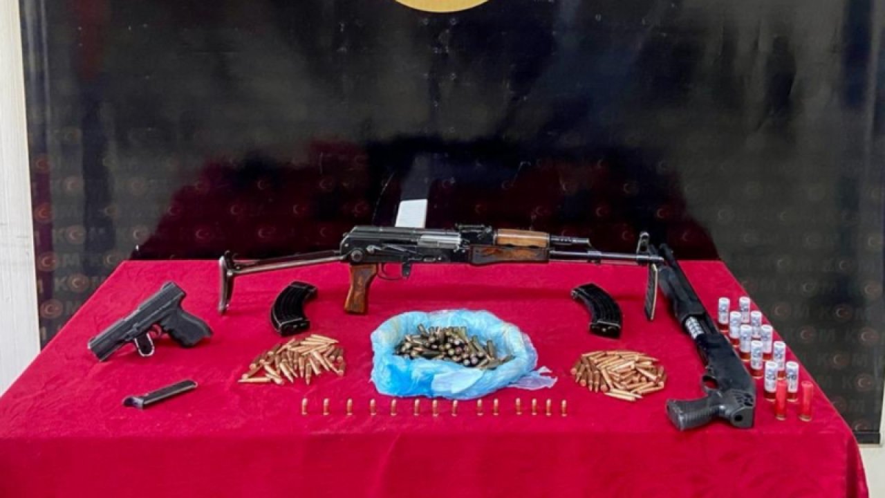 Son Dakika...Gaziantep'te cephanelik gibi eve operasyon