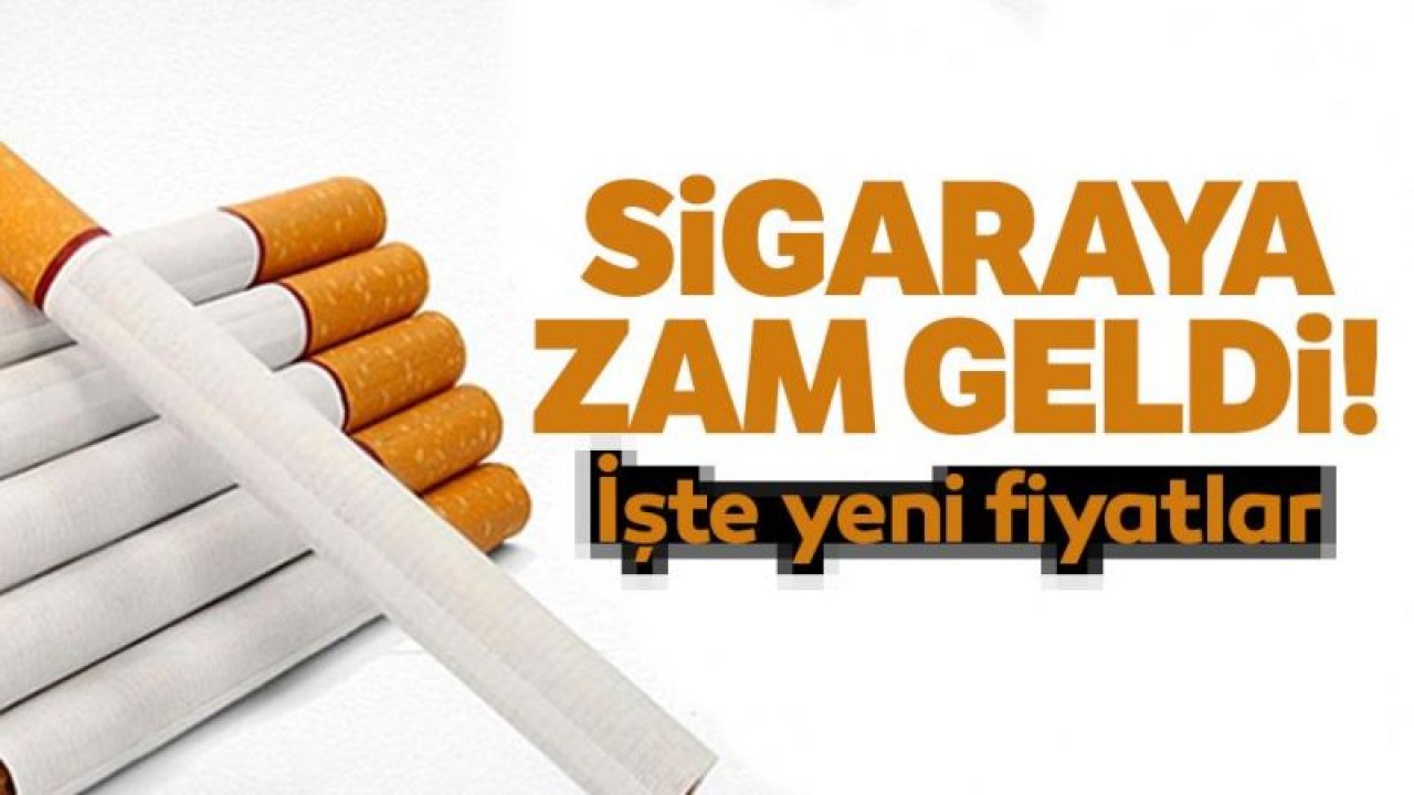Sigaraya da Asgari Ücrete de  Zam Geldi! Sigaraya da bir zam daha geldi! En ucuz sigara ne kadar oldu? 1 Temmuz sigara fiyatlarına 2 TL Zam mı Geldi...