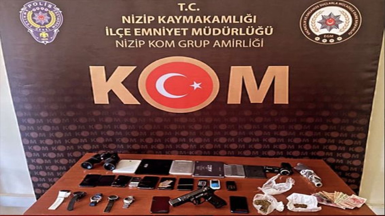 Gaziantep'te uyuşturucu satıcılarına operasyon