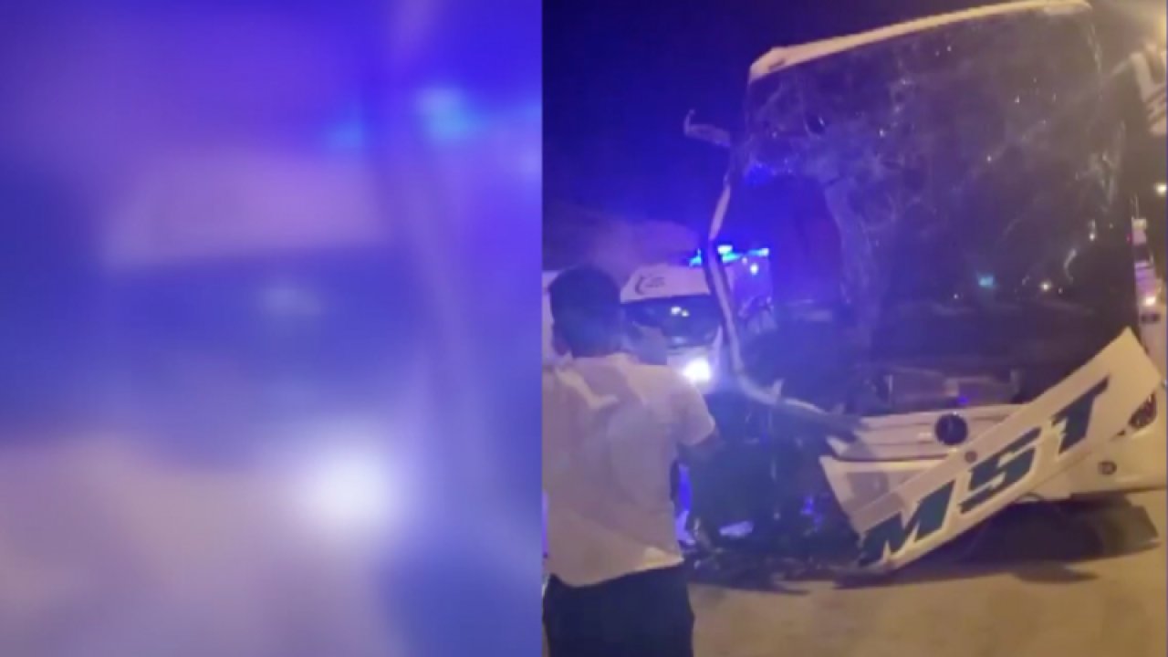 Son Dakika...Gaziantep'te yolcu otobüsü tırla çarpıştı 1 kişi öldü, 10 kişi de yaralandı