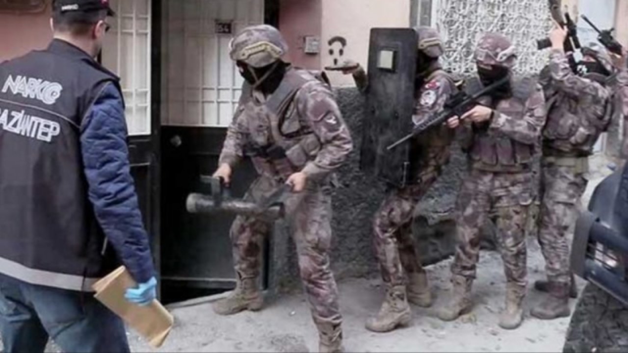 Gaziantep'te uyuşturucu operasyonunda 13 şüpheli yakalandı