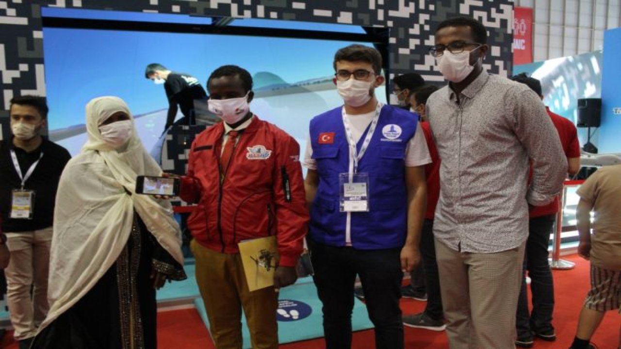 Somalili Guled Abdi Teknofest'te ilgi odağı oldu