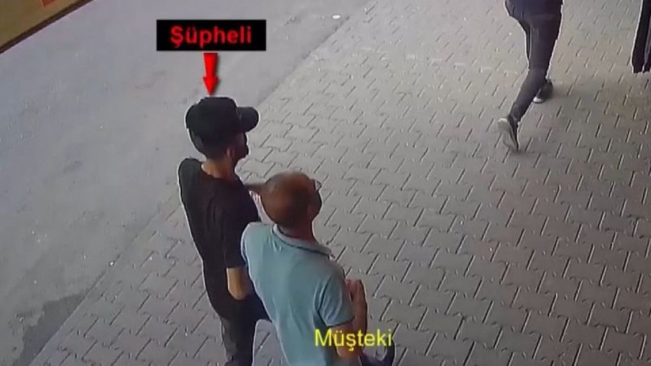 Gaziantep'te kapkaççı yardım için yaklaştığı bir kişinin cep telefonunu gasp etti