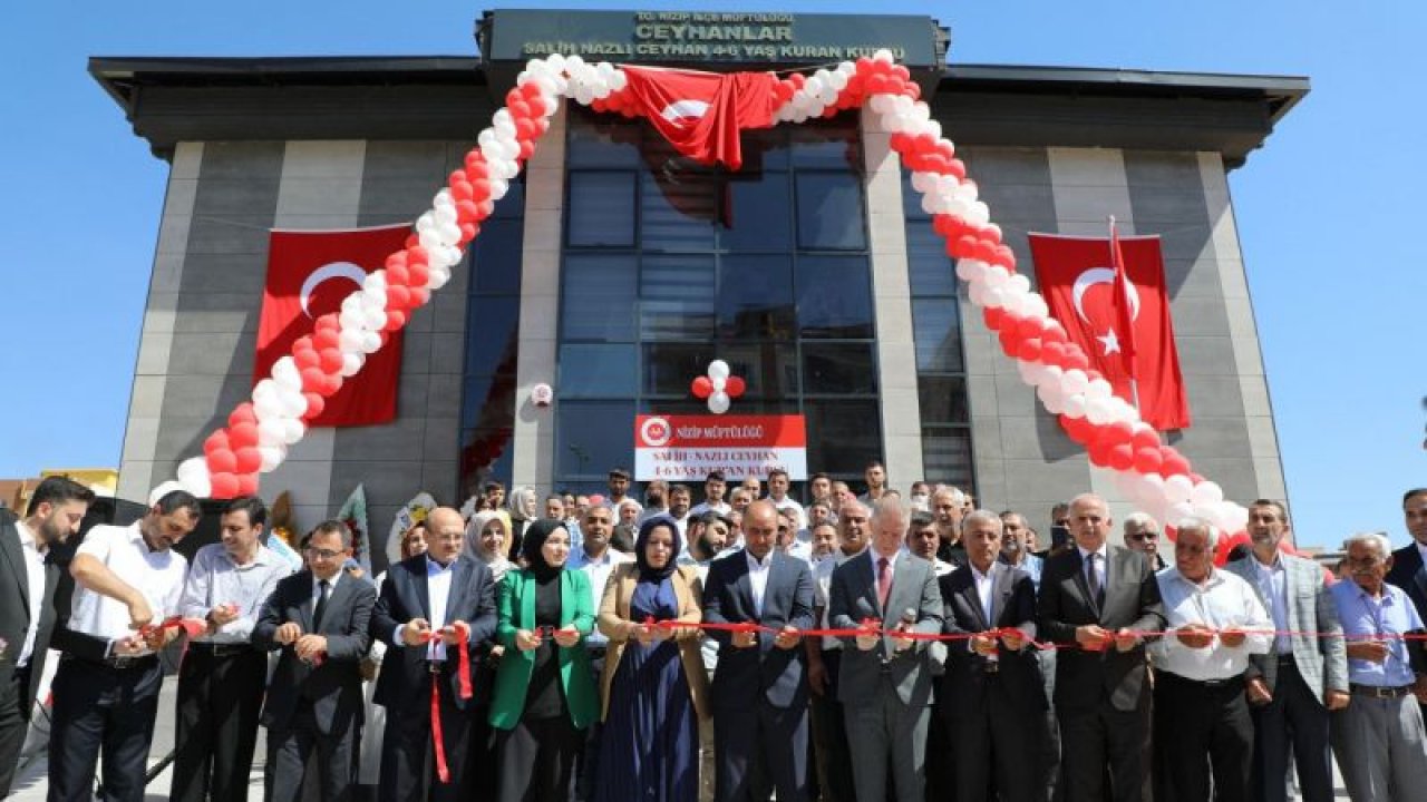 Nizip'te 4-6 yaş Kur’an kursu açıldı