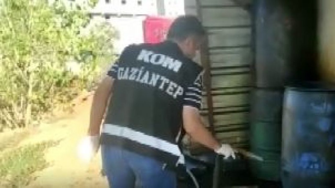 Gaziantep'te BİNLERCE  litre kaçak akaryakıt ele geçirildi...Video Haber