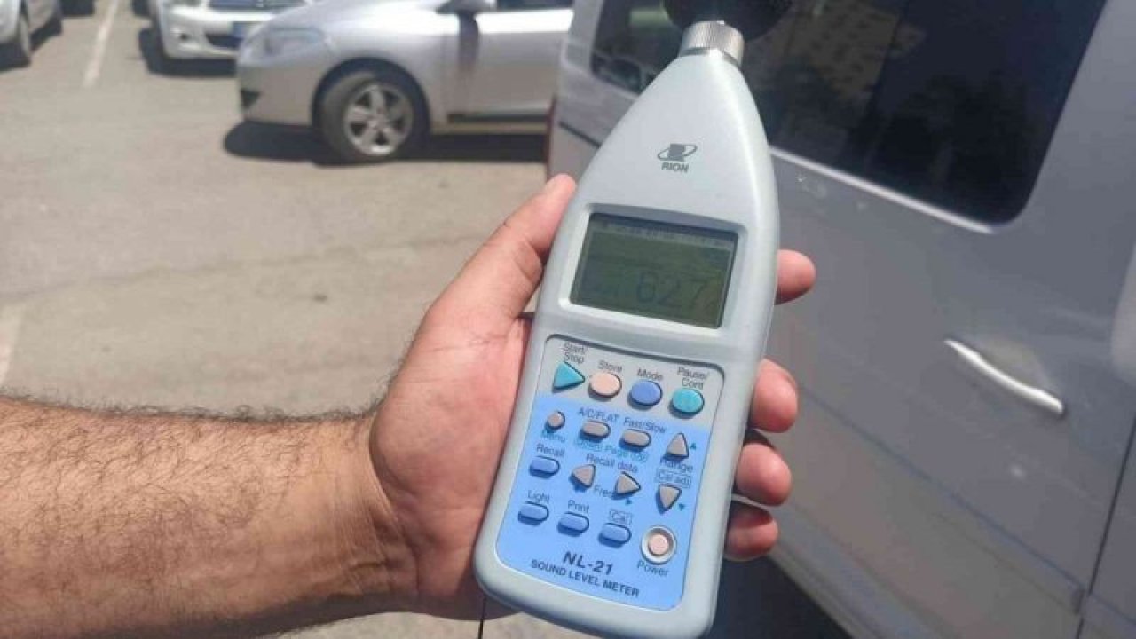 Gaziantep’te gürültü denetimleri aralıksız devam ediyor