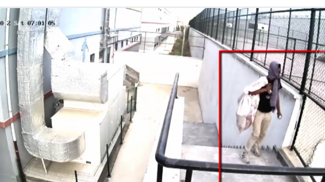 Gaziantep'te okullara dadanan hırsız hem kameralara hemde polise yakalandı...İşte O Anlar