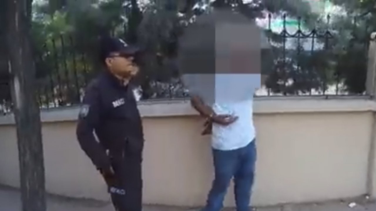 Gaziantep'te bekçiler hırsızı suç üstü yakaladı... O Anlar Kamerada