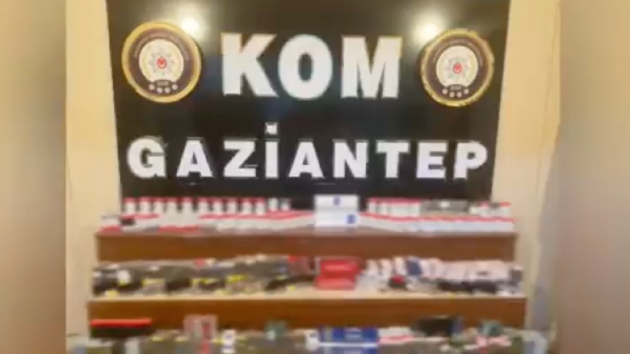 Gaziantep'te 1200 paket gümrük kaçağı sigara ele geçirildi
