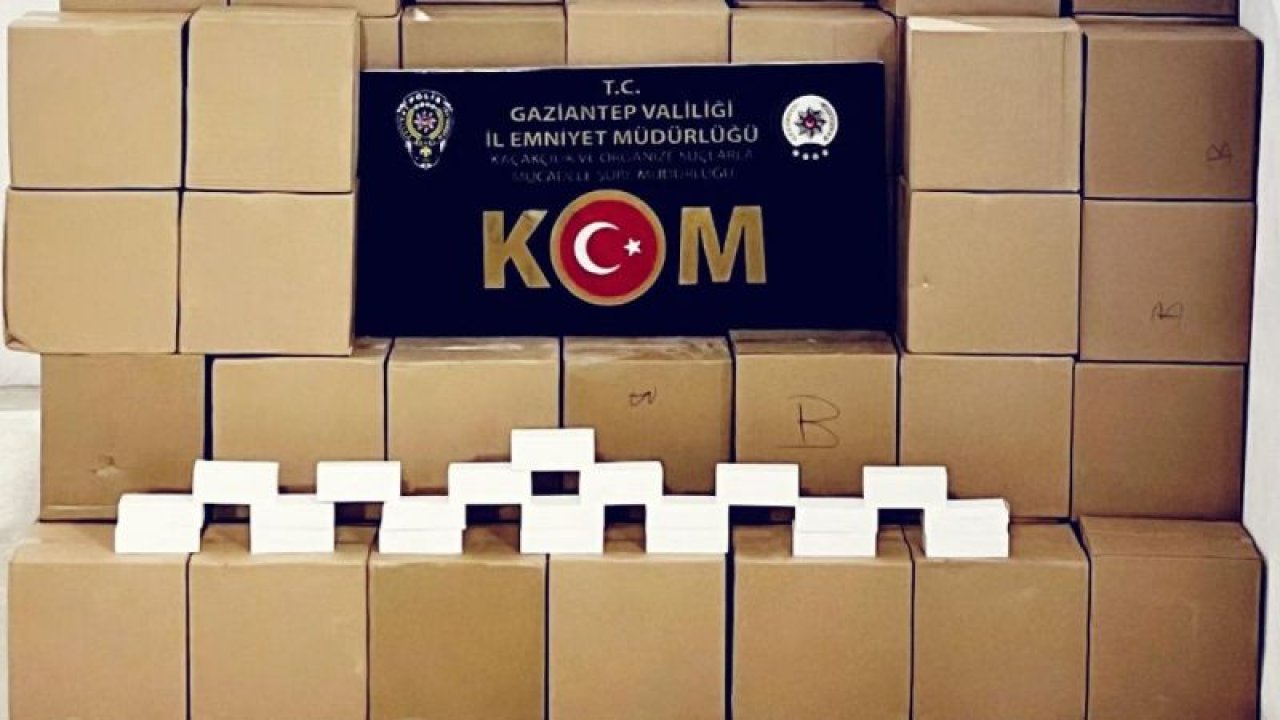 Gaziantep'te Kaçakçılar REKOR KIRIYOR ama Gaziantep Emniyeti KAÇAKÇILARA GÖZ AÇTIRMIYOR... Gaziantep'te MİLYONLARCA makaron ele geçirildi... İşte Operasyon Anları