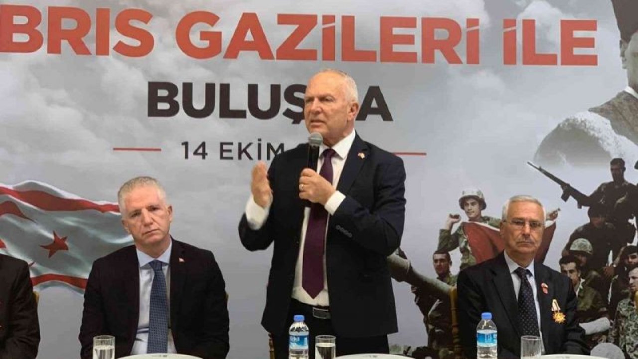 KKTC Meclis Başkanı Töre, Gaziantep'te Kıbrıs gazileriyle buluştu