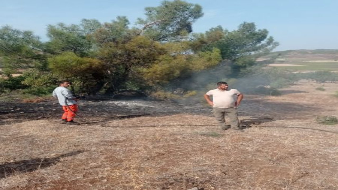 Gaziantep'te örtü yangını