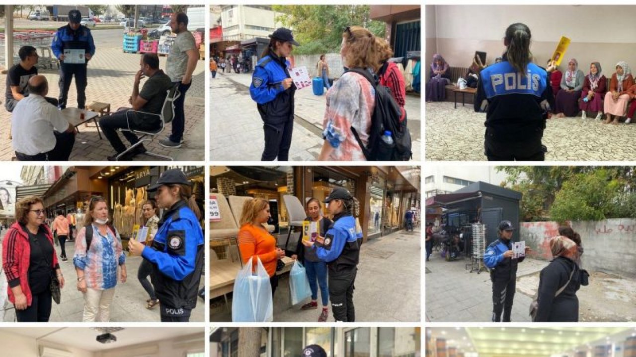 Gaziantep Toplum Destekli Polis Ekipleri Vatandaşları bilgilendirdi