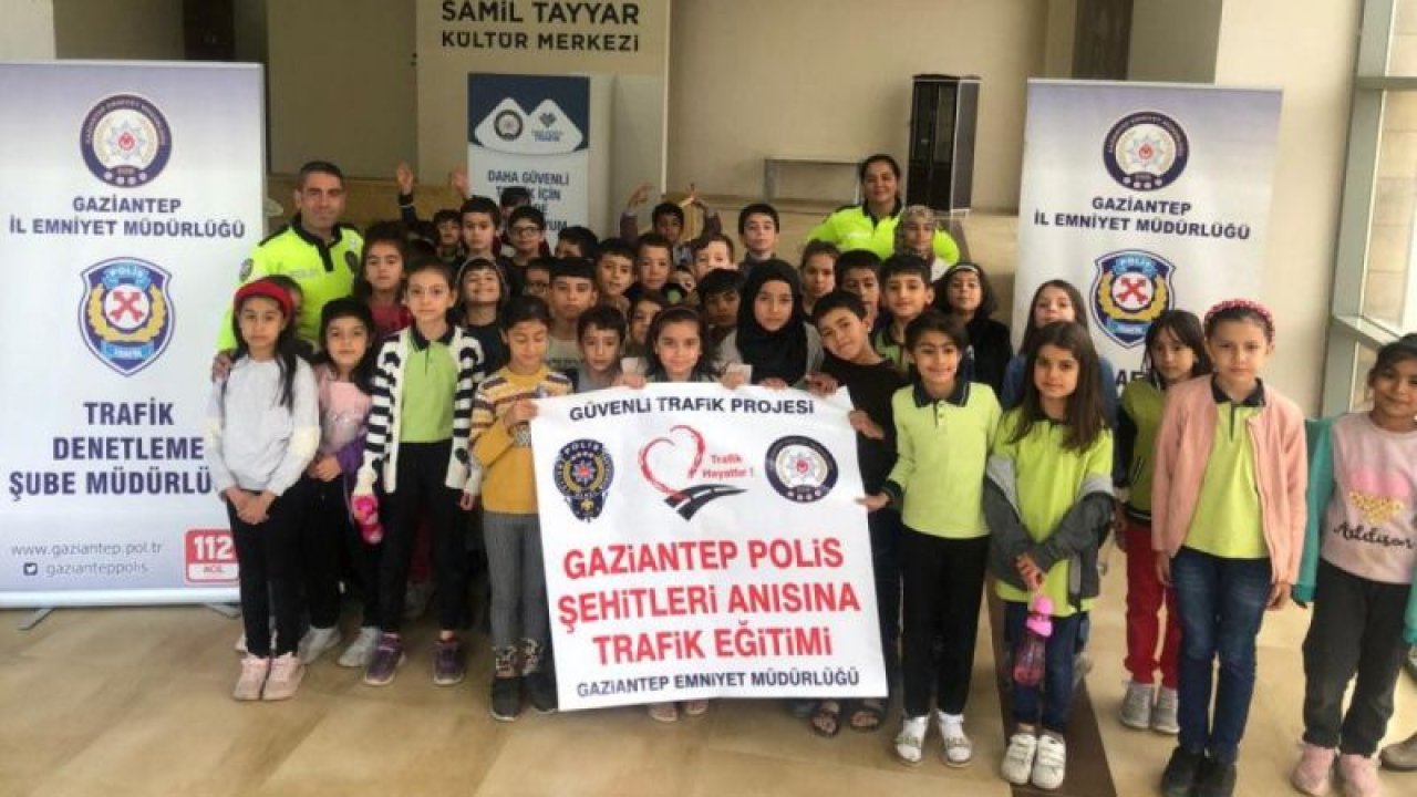 Nurdağı'nda öğrencilere trafik eğitimi verildi